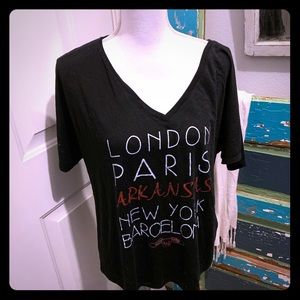 Cute Arkansas V-neck Bella Tee